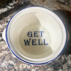 Rx Get well vintage soup bowl